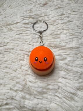 Dumpling clicker light up changing colors keychain fidgeting toy stress relief